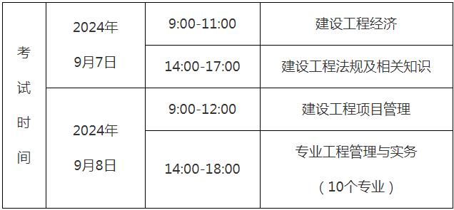 考试时间